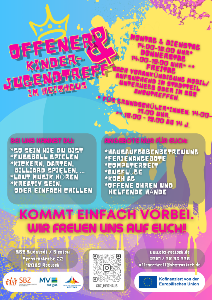 Flyer Offener Kinder- und Jugendtreff