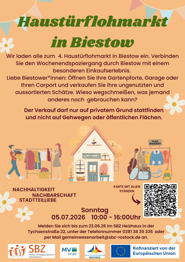 Plakat Haustürflohmarkt 2026