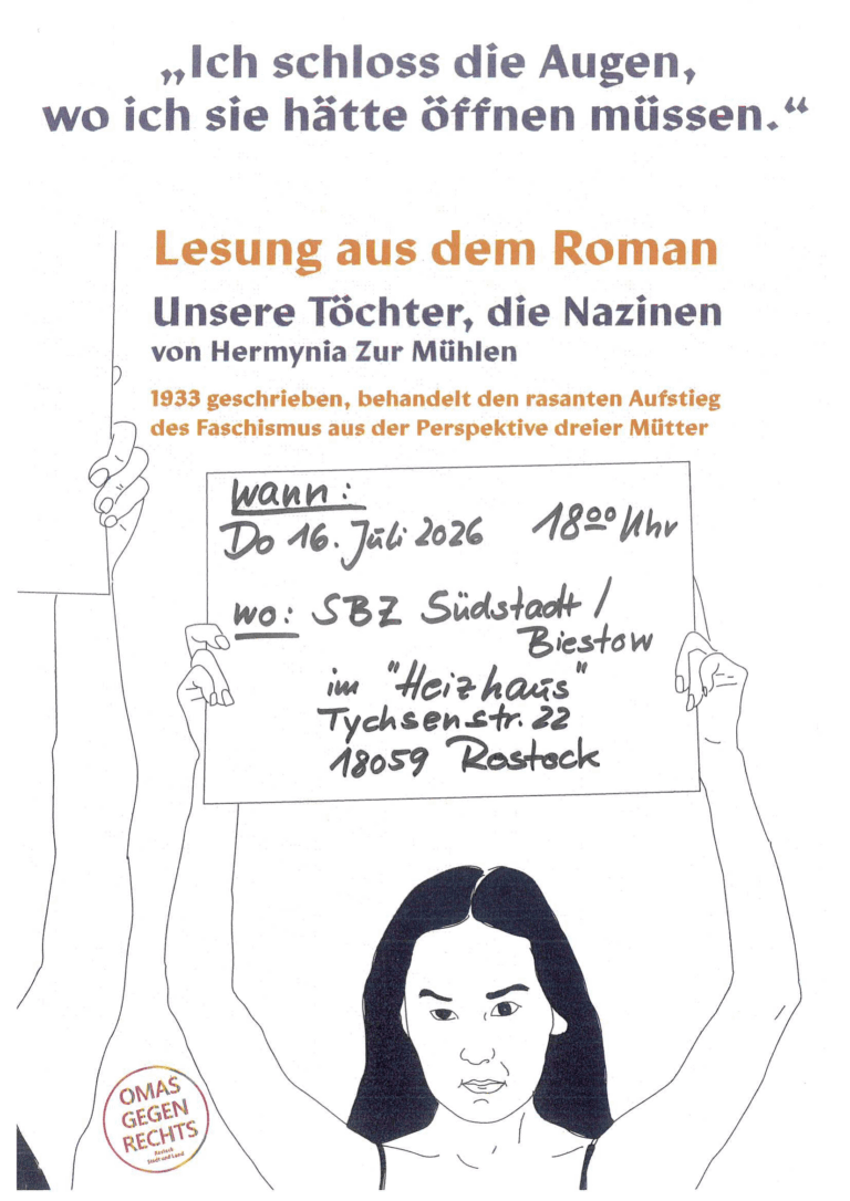 Plakat Omas gegen rechts