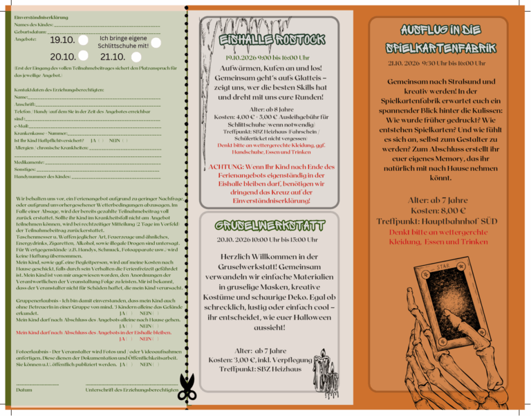 Herbstferienflyer 2026 Rückseite