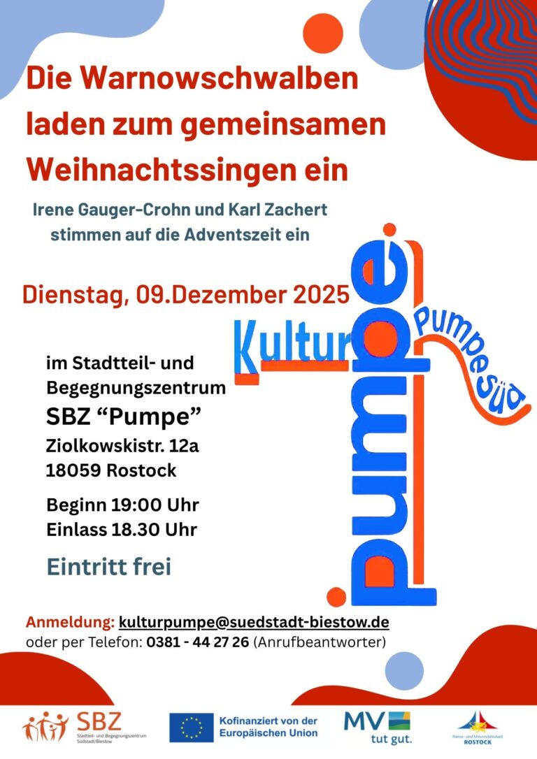 Plakat der Veranstaltung Kulturpumpe
