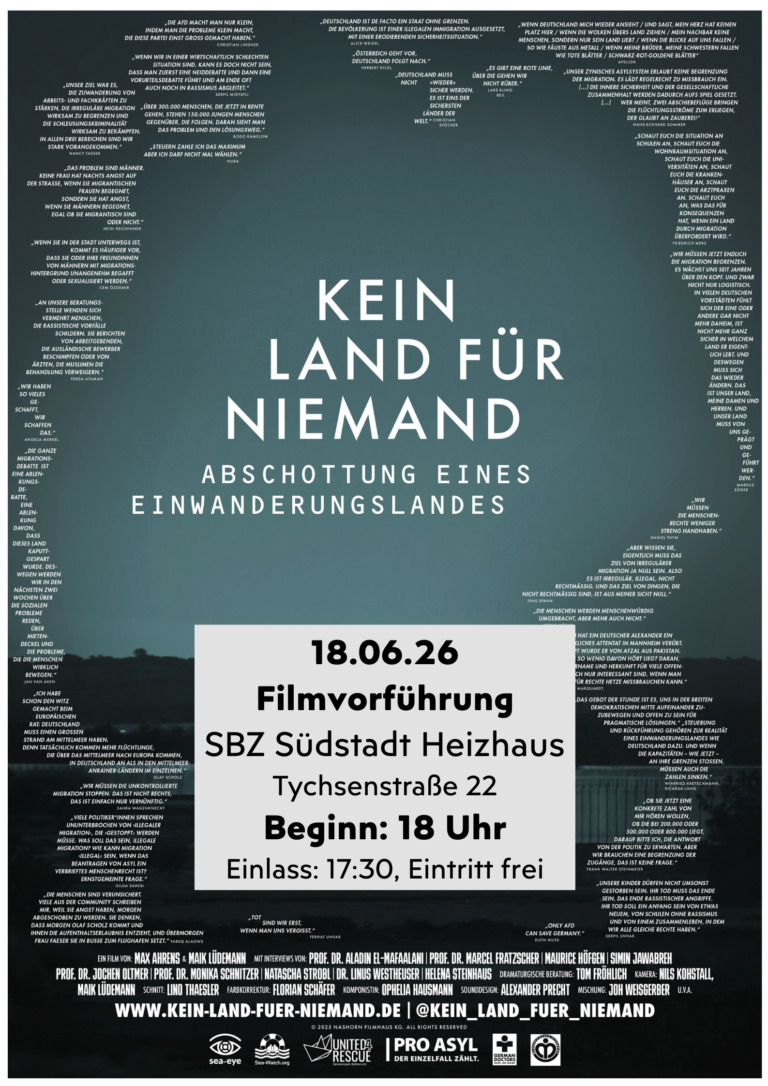 Filmvorführung Kein Land für Niemand
