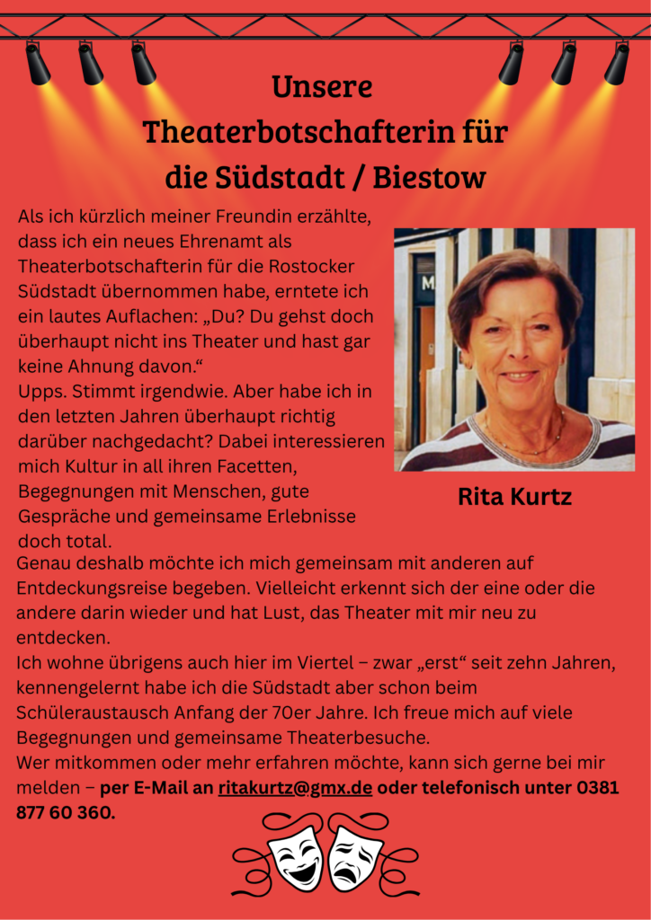Vorstellung Theaterbotschafterin